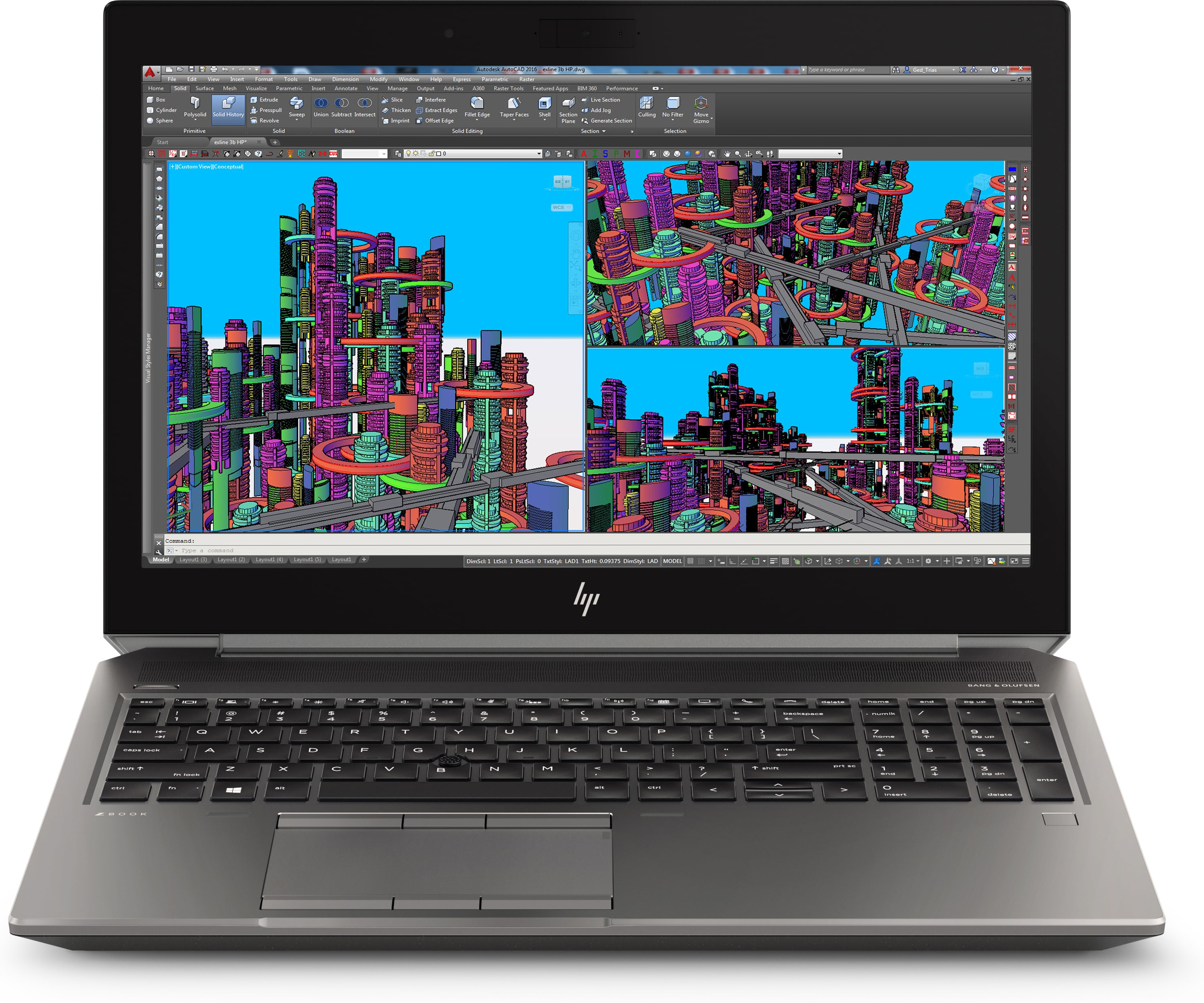 HP - B2B ZBook 15 G5 - 15,6 Zoll - Intel® Core™ i7 i7-8850H - 16 GB - 256 GB