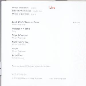 Marcin Trio Wasilewski - Live  - (CD)