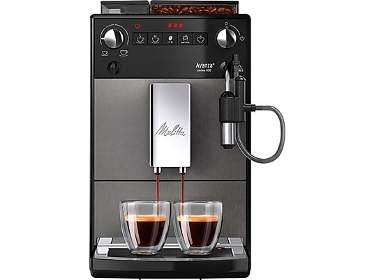 MELITTA Avanza - Macchina da caffè superautomatica (Nero/Acciaio inossidabile)