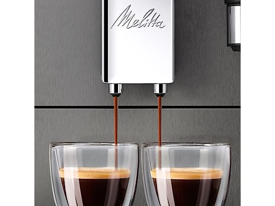 MELITTA Avanza - Machine à café automatique (Noir/Acier inoxydable)