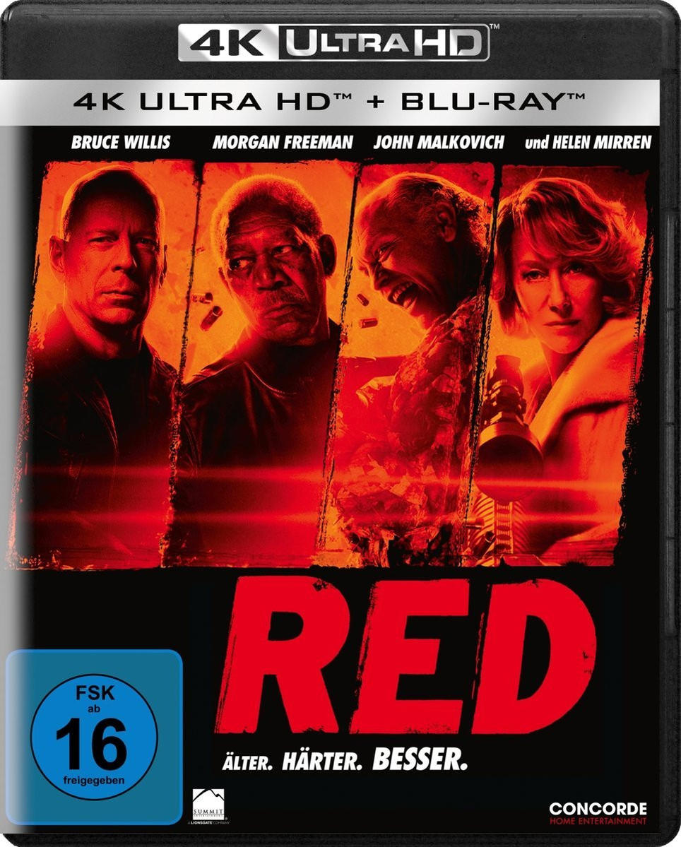 R.E.D. - Älter. Härter. Besser. 4K Ultra HD Blu-ray + Blu-ray