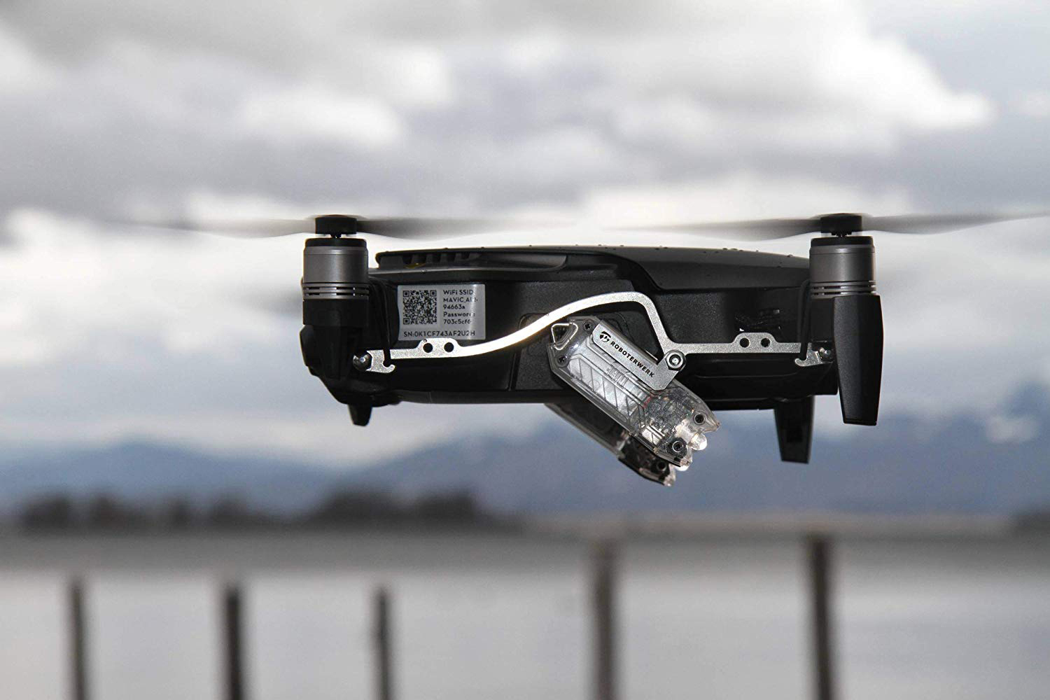 Drohnen Dual: Mavic Air neigbar 90 ROBOTERWERK für Transparent Scheinwerfer Air doppelte Beleuchtung DJI für - LED Lumen, SELFIE Mavic