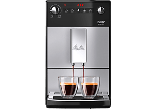 MELITTA Purista – Kaffeevollautomat (Schwarz/Silber)