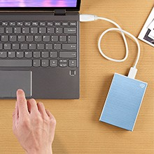 Disco duro externo 4TB -  SEAGATE Backup Plus Portable, Pc y Mac, Azul celeste