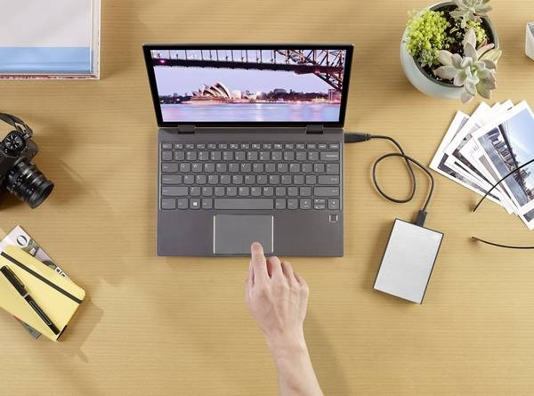 Disco duro externo -  SEAGATE Backup Plus Portable, 5 TB, Windows y Mac, Plata