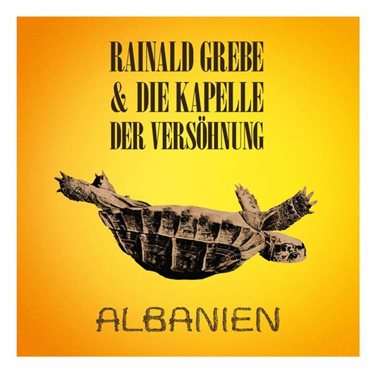 Ein Schild mit einem auf dem Rücken liegenden Schildkrötenmotiv und Text.