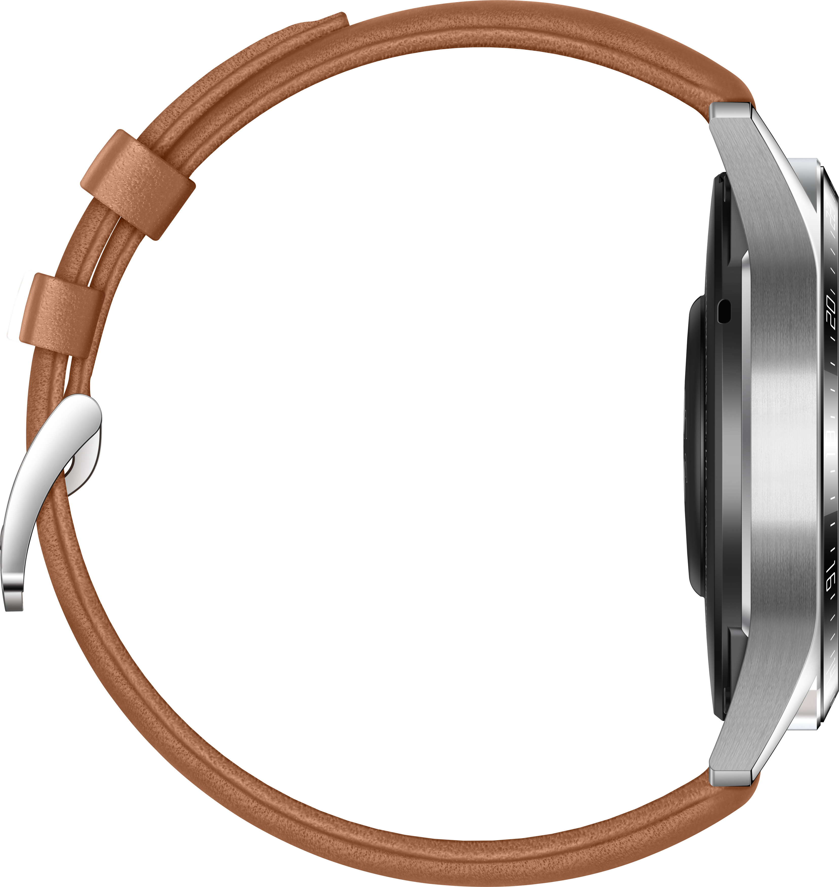 HUAWEI Watch GT 2 46mm Classic/Pebble Smartwatch Leder, 140-210 mm, Braun