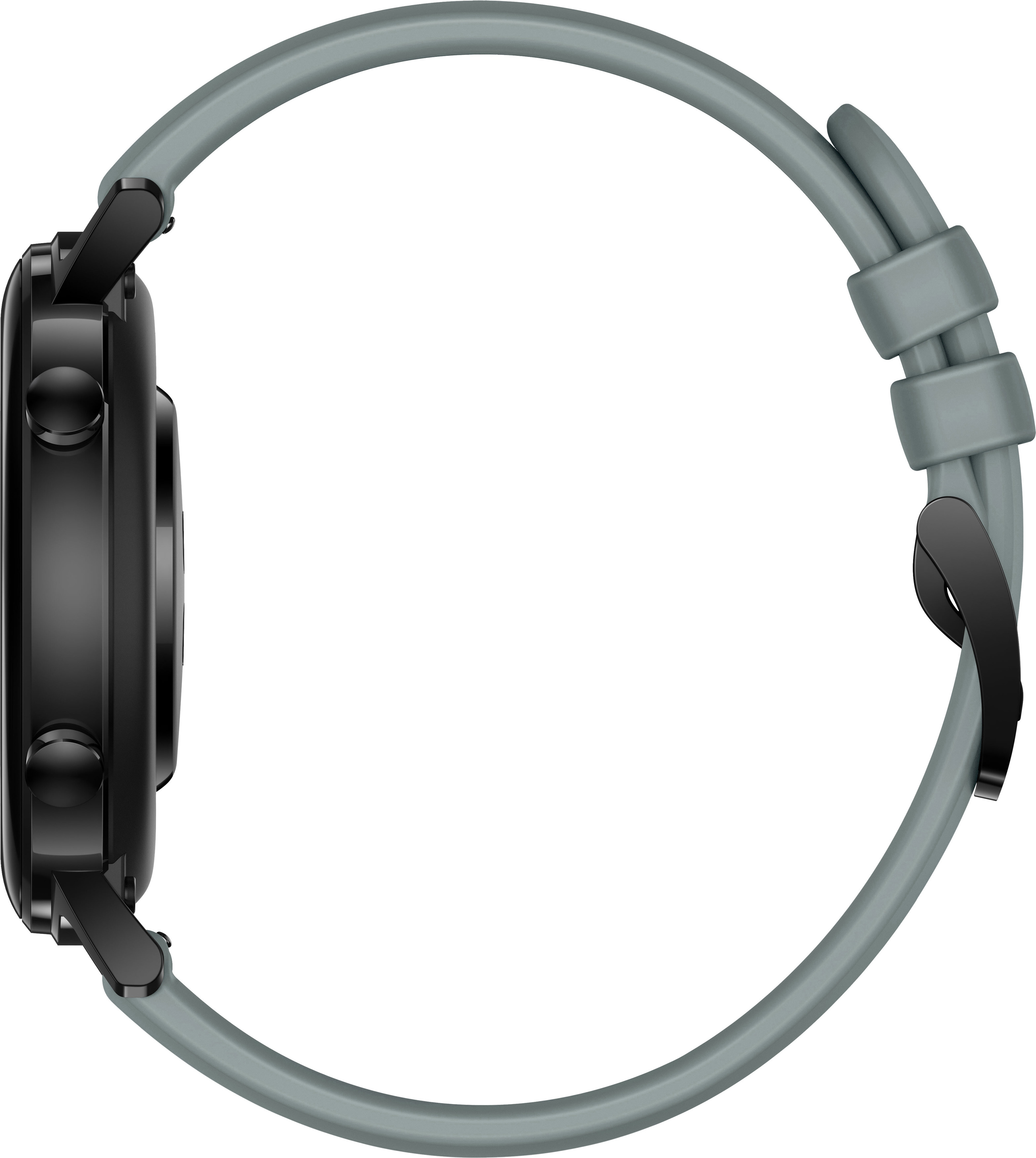 HUAWEI Watch GT 2 42mm Sport Smartwatch Fluorkautschuk, 130-200 mm, Blaugrau