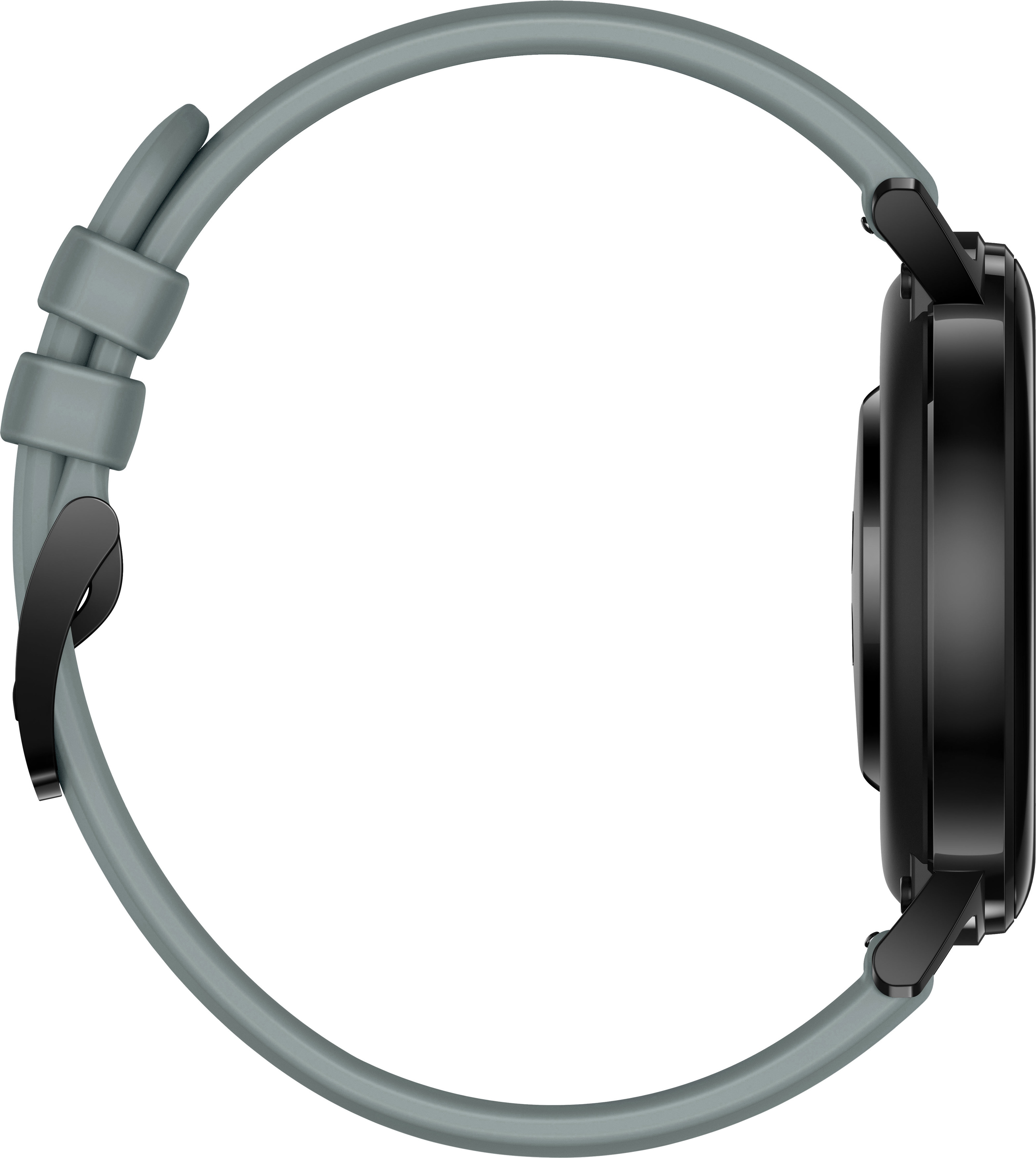 HUAWEI Watch GT 2 42mm Sport Smartwatch Fluorkautschuk, 130-200 mm, Blaugrau