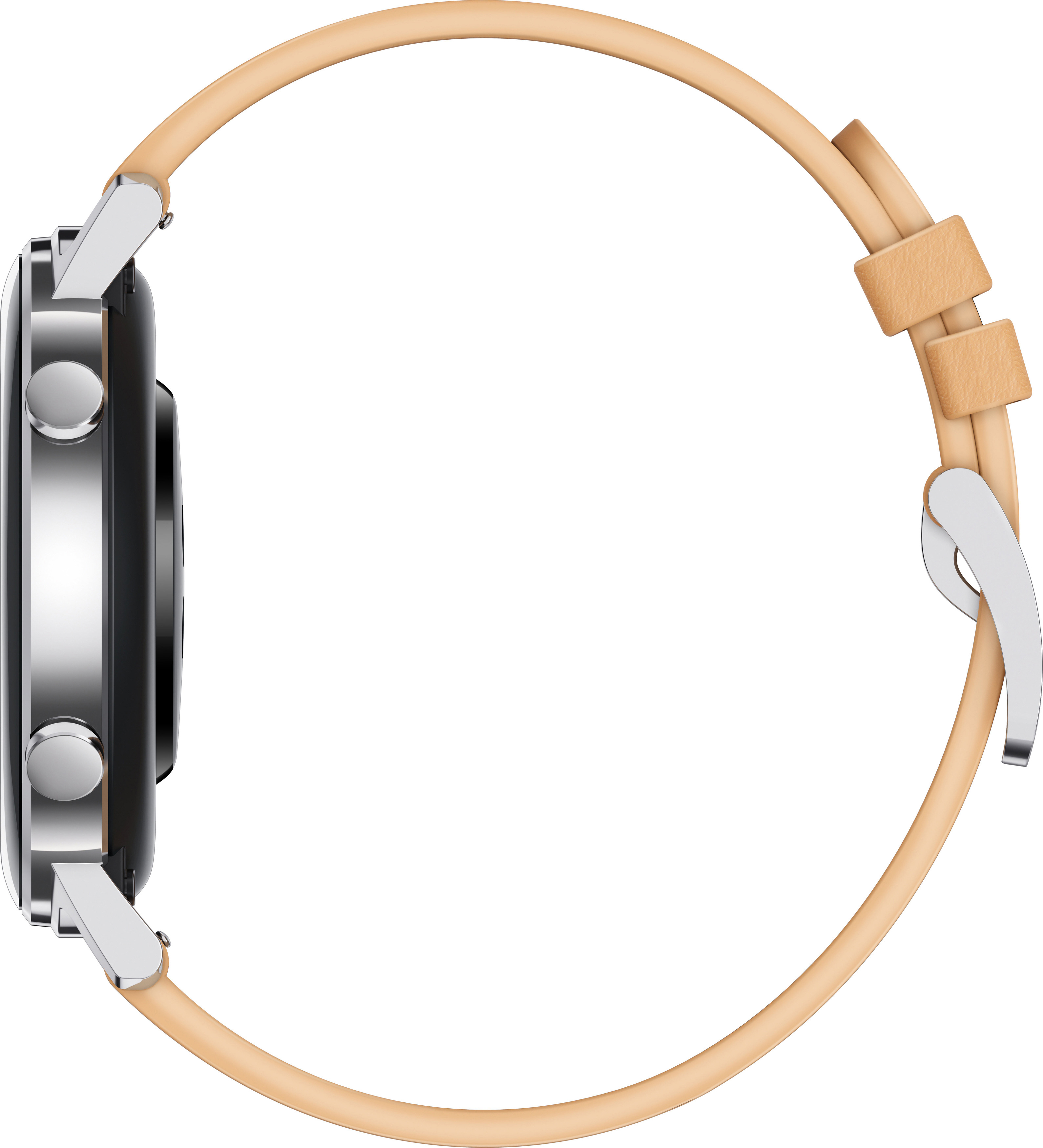 HUAWEI Watch GT 2 42mm Classic Smartwatch Leder, 130-200 mm, Beige