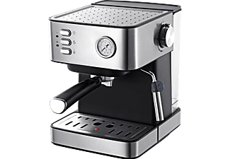 OHMEX XPS-8160T - Espressomaschine (Schwarz/Edelstahl)