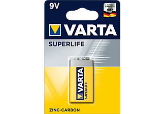 VARTA Superlife cink szén 9V-os elem