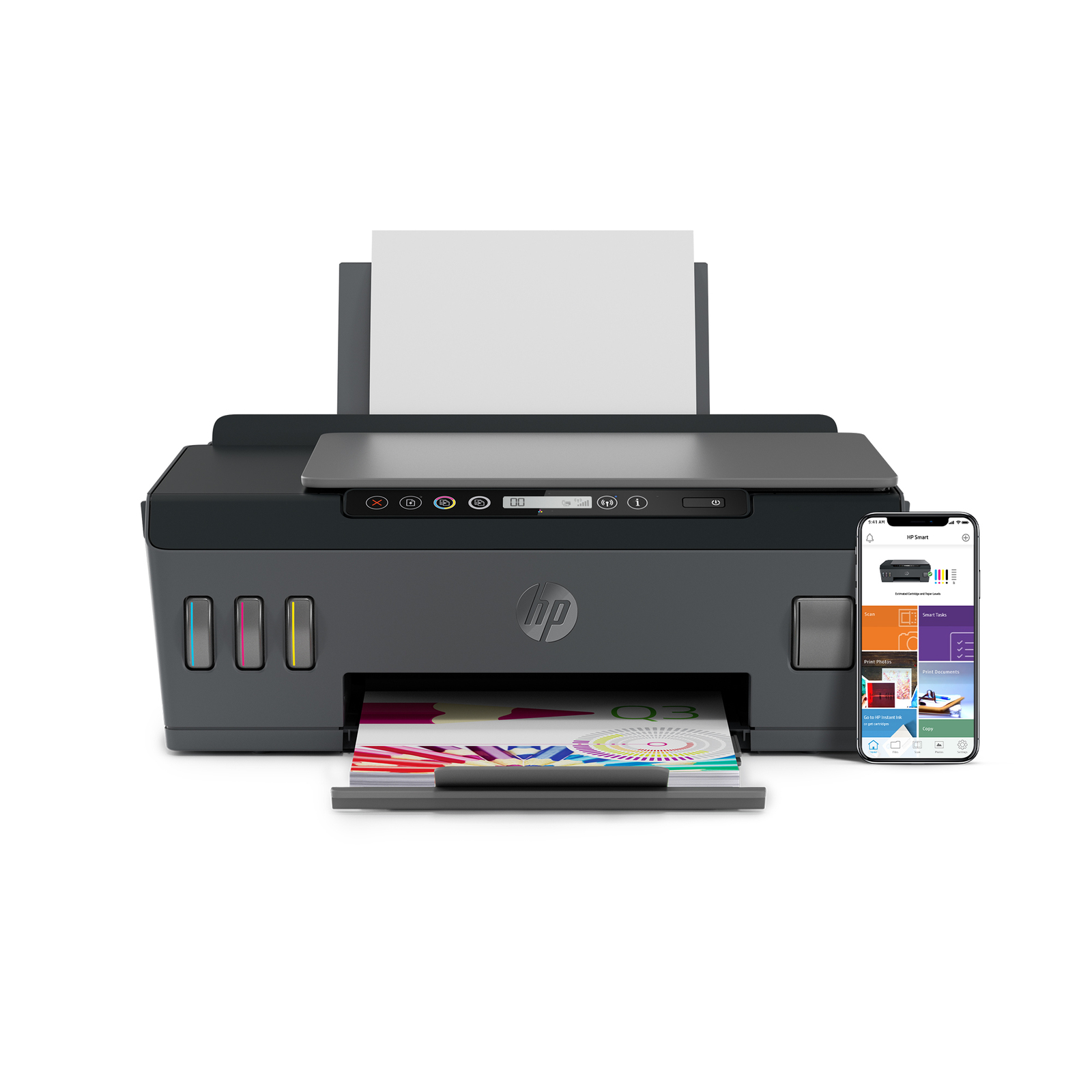 HP Smart Tank Plus 555 - Printen, kopiëren en scannen - Inkt - Navulbaar inktreservoir