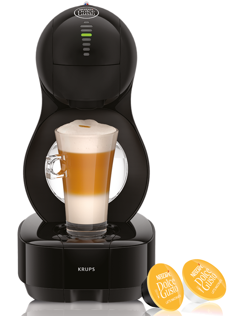 KRUPS Dolce Gusto-Maschine Lumio Schwarz KP 1308 Kapselmaschine Schwarz