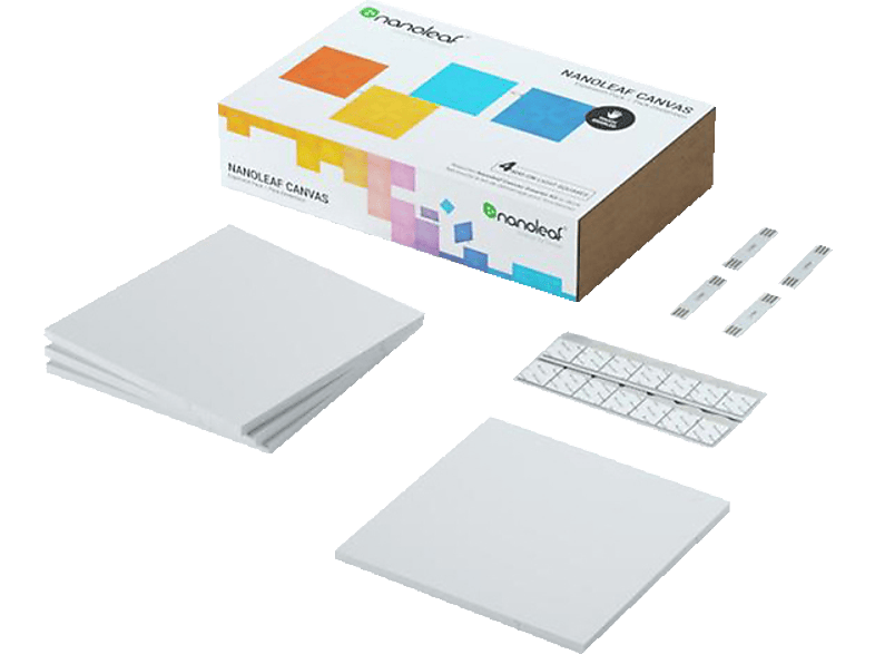 NANOLEAF Canvas Expansion Pack, Erweiterungsset mit 4 Panels (NL29 ...