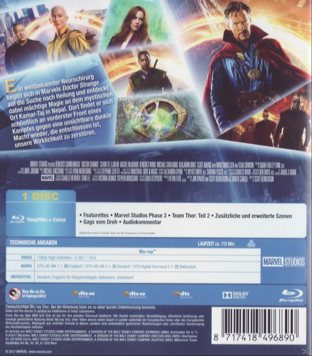Rückseite der Blu-ray Disc mit Text auf Deutsch.