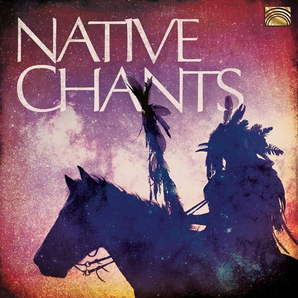 Albumcover: Silhouette eines amerikanischen Ureinwohners auf dem Pferd vor buntem Himmel.