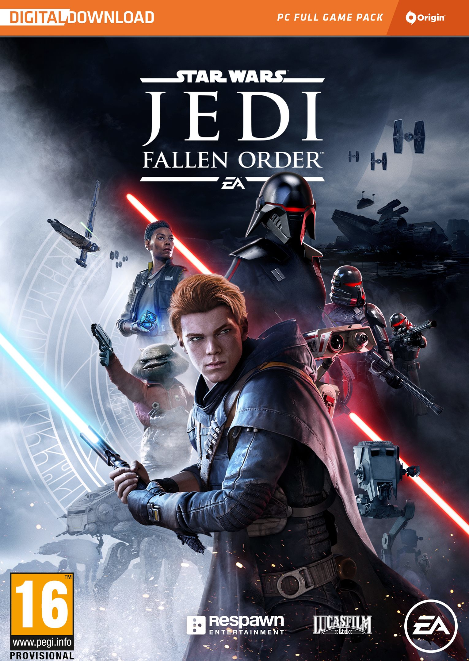  Star Wars Jedi: Fallen Order (Code in a Box) - PC - Deutsch, Französisch, Italienisch