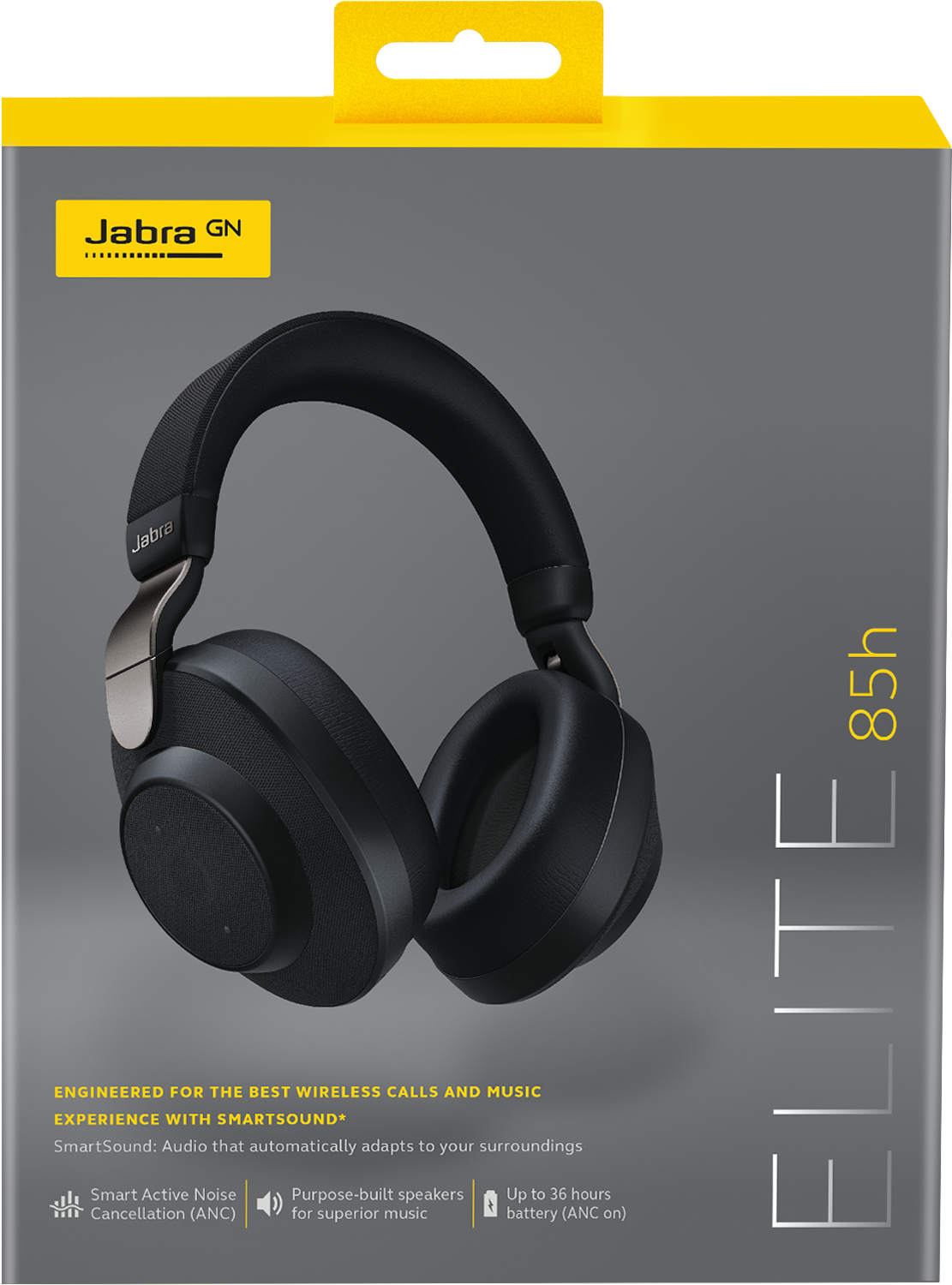 JABRA Elite 85h Titanium Zwart