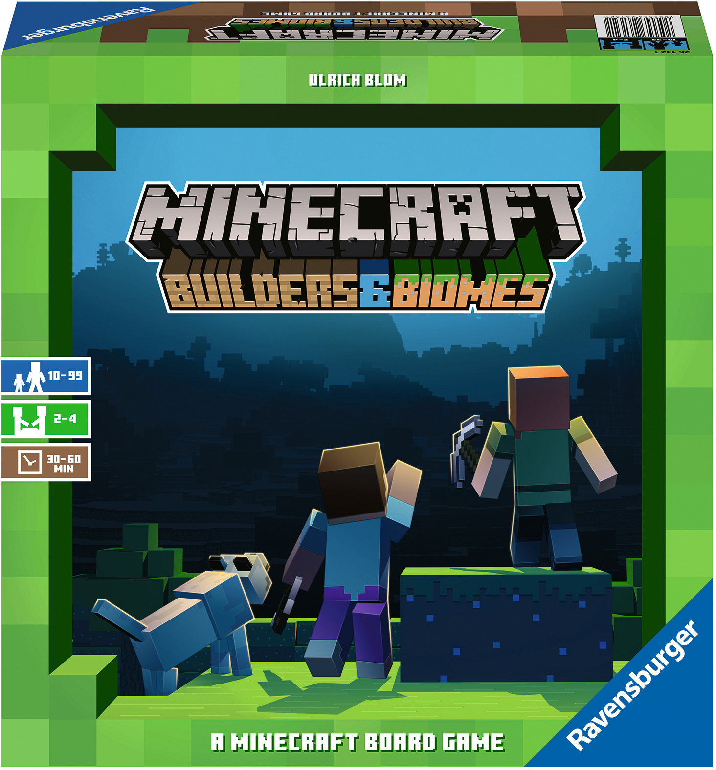 RAVENSBURGER Minecraft: Gesellschaftsspiel Mehrfarbig & Biomes Builders