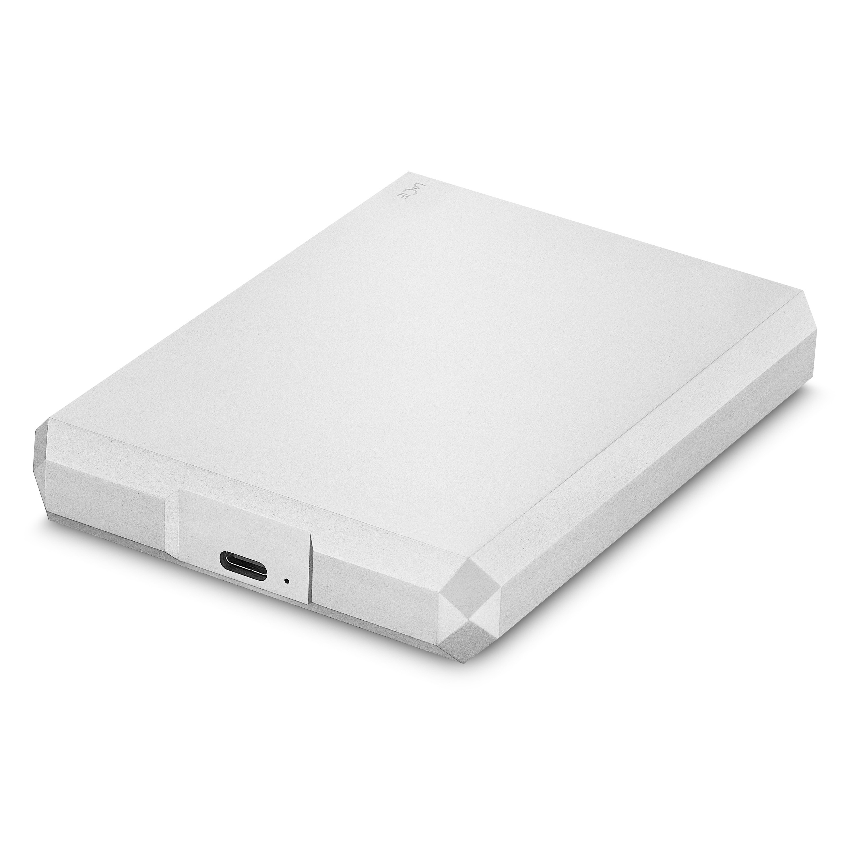 LACIE Mobile Drive USB-C Festplatte, 1 TB HDD, 2,5 Zoll, extern, Mond-Silber