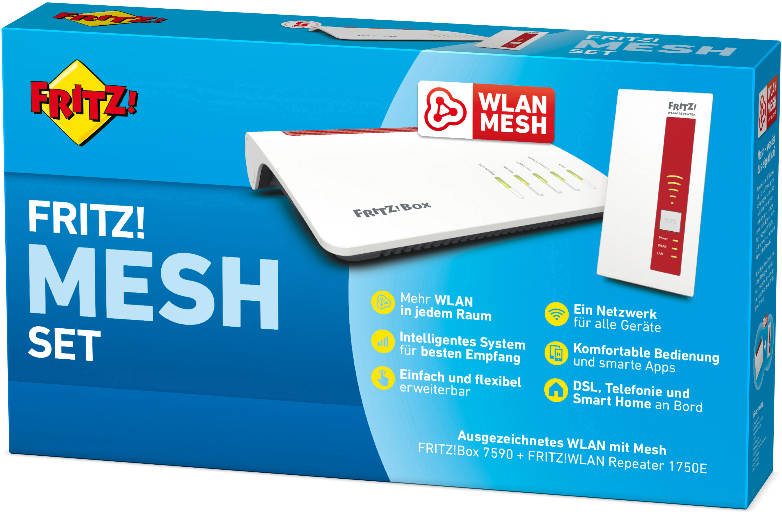 AVM FRITZ! Mesh Set 7590+1750 Mesh-Set 2533 Mbit/s