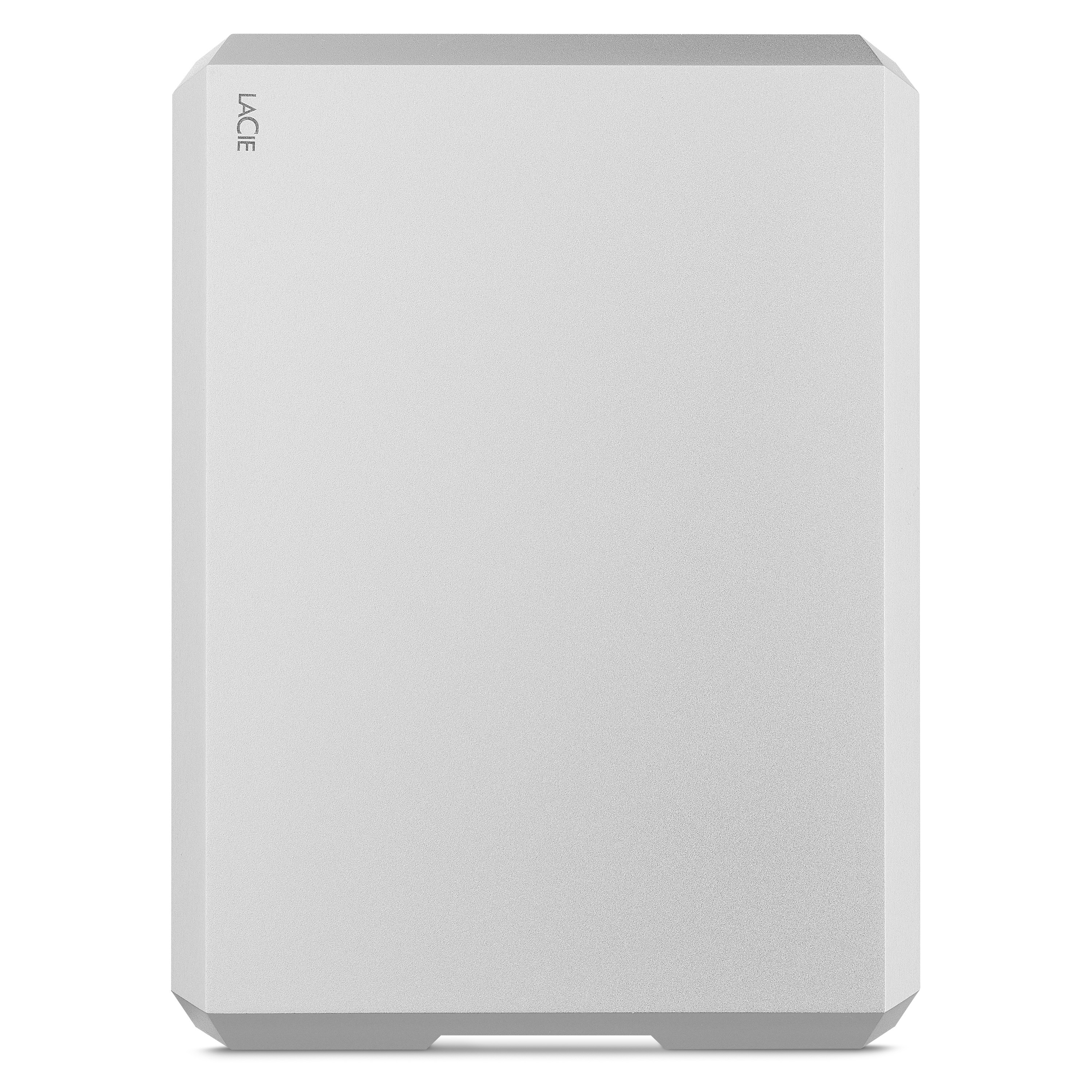 LACIE Mobile Drive USB-C Festplatte, 5 TB HDD, 2,5 Zoll, extern, Mond-Silber