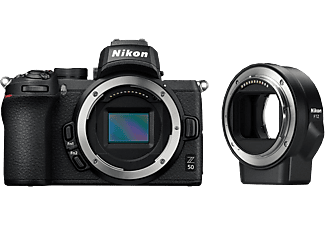 NIKON Z 50 Body + Adattatore baionetta FTZ - Fotocamera Nero