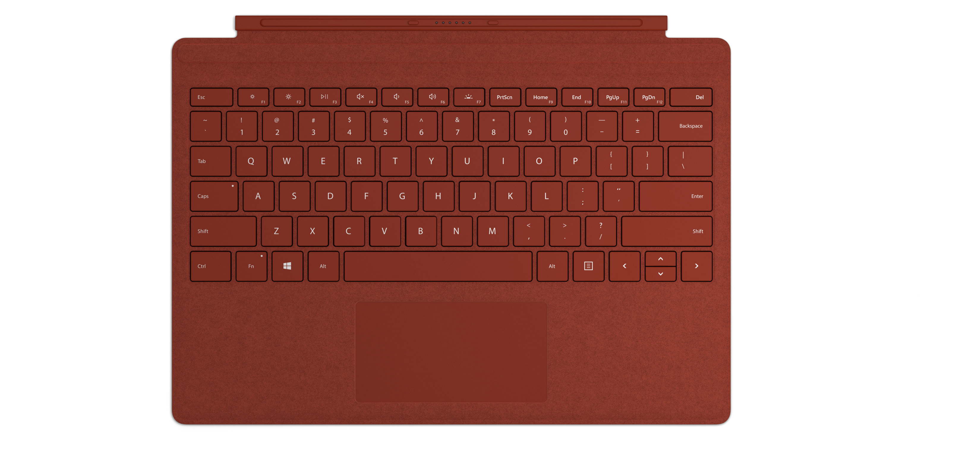 MICROSOFT Surface Pro Type Poppy Signature Cover Tastatur Red
