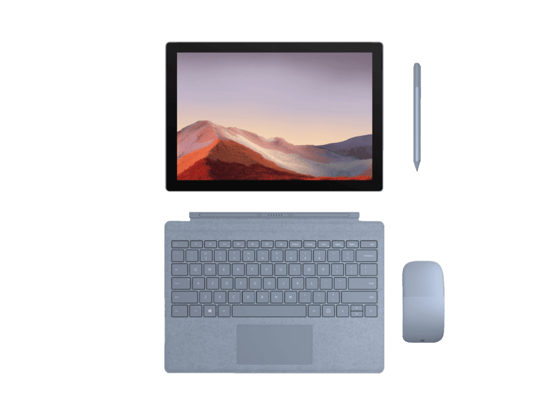 Microsoft Surface Pro Signature Type Cover Ice Blue Ffp 00125 Online Kaufen Mediamarkt