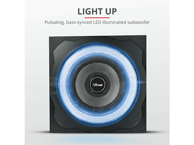 TRUST PC Lautsprecher GXT 658 Tytan 5.1 Surround System; Surround-Lautsprechersetsystem — Foto 4 von 5