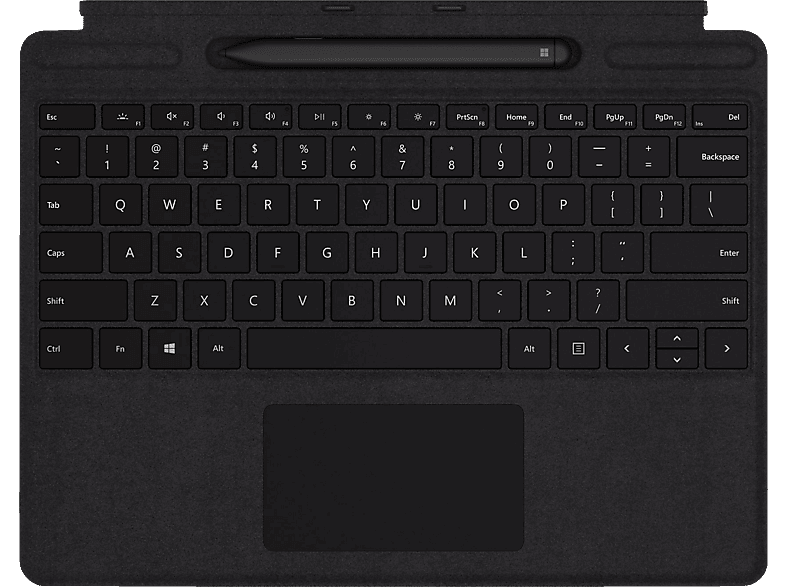 MICROSOFT Surface Pro X Signature mit Bundle Schwarz im Tastatur Keyboard Stift Slim Pen mit