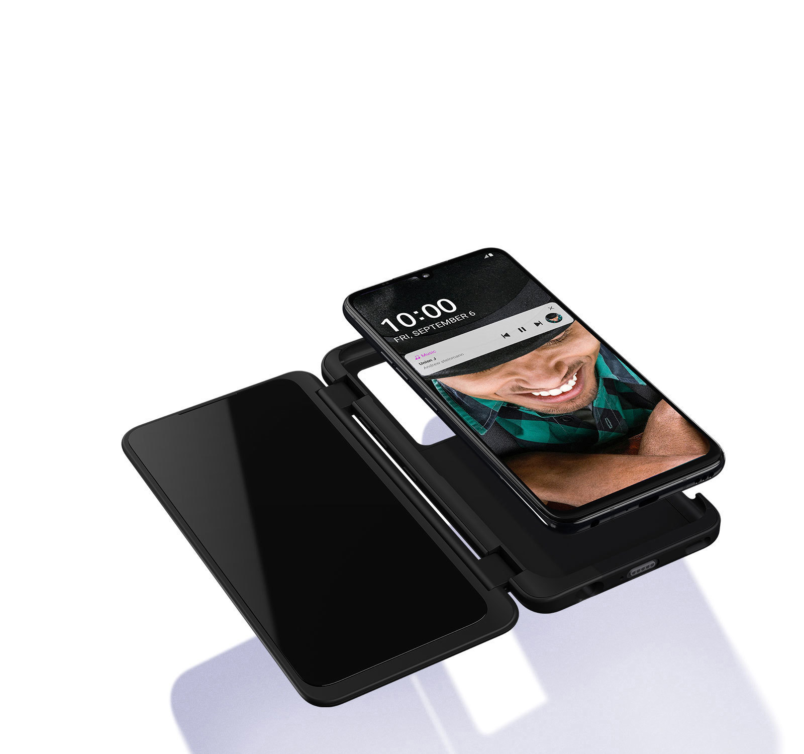LG G8X Thinq Dual Screen 128 GB Schwarz Dual SIM