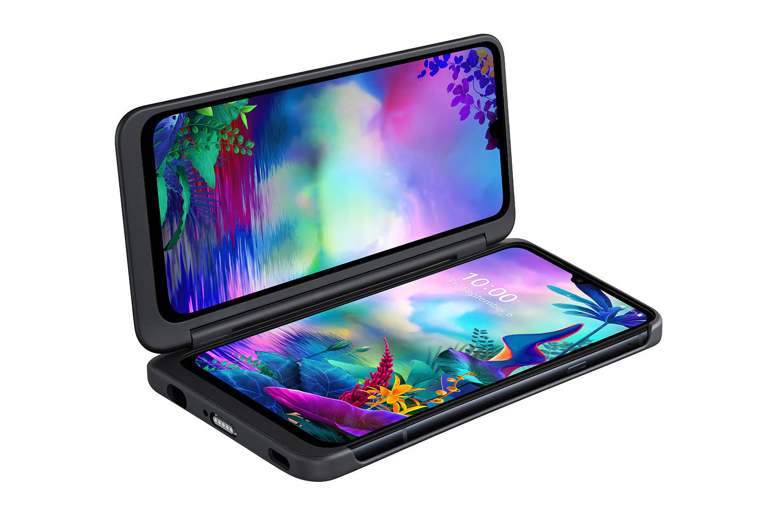 LG G8X Thinq Dual Screen 128 GB Schwarz Dual SIM