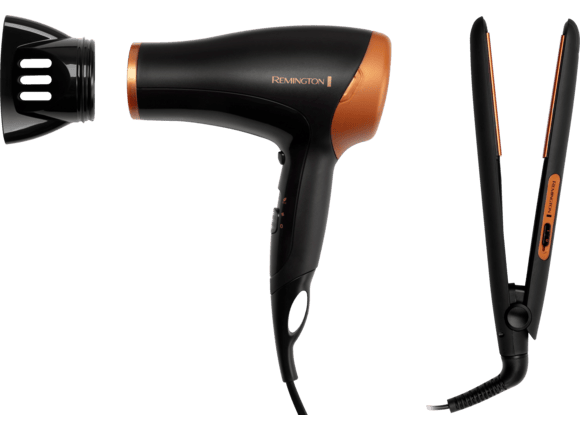 REMINGTON D3012GP Hair Care giftpack, 2 az 1-ben hajvasaló és hajszárító - MediaMarkt online vásárlás