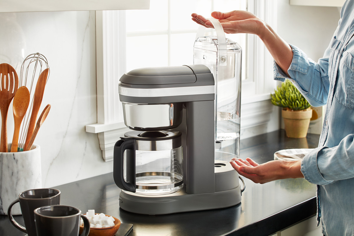 KITCHENAID 5KCM1209EDG Kaffeemaschine Anthrazitgrau
