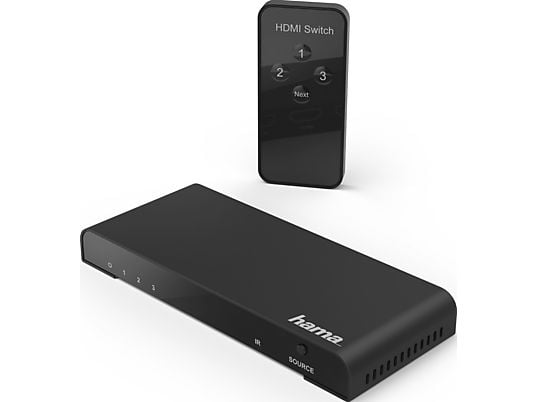 HAMA 00121770 - Commutateur HDMI (Noir)