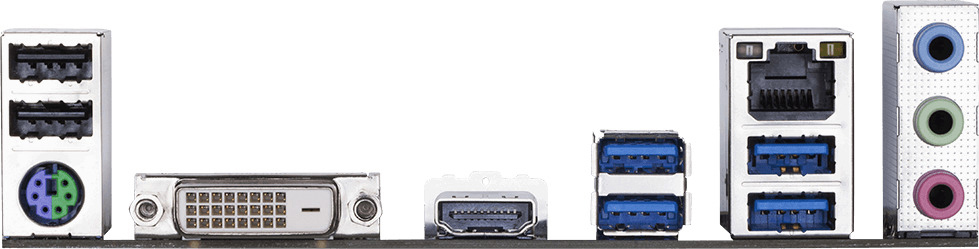 GIGABYTE Z370M DS3H Mainboard Mehrfarbig