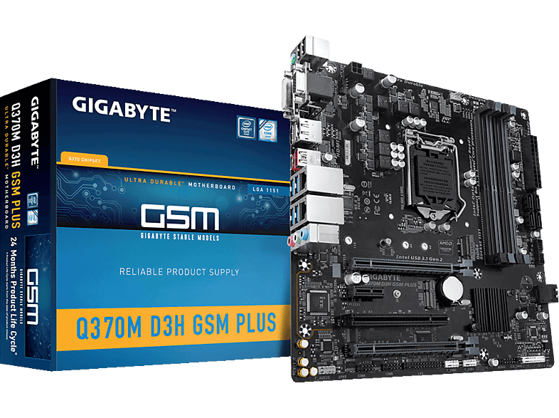 Gigabyte q370m d3h gsm plus обзор