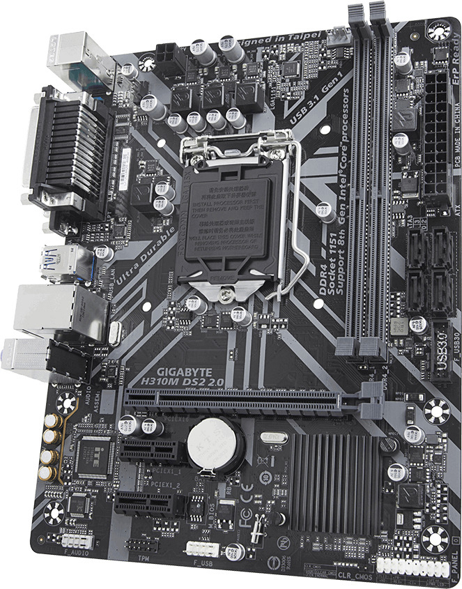 GIGABYTE H310M DS2 2.0 Mainboard Mehrfarbig