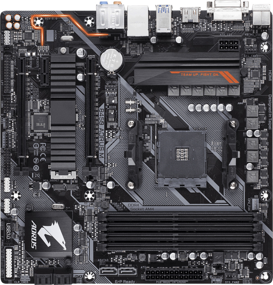 GIGABYTE B450 AORUS M Mainboard Mehrfarbig