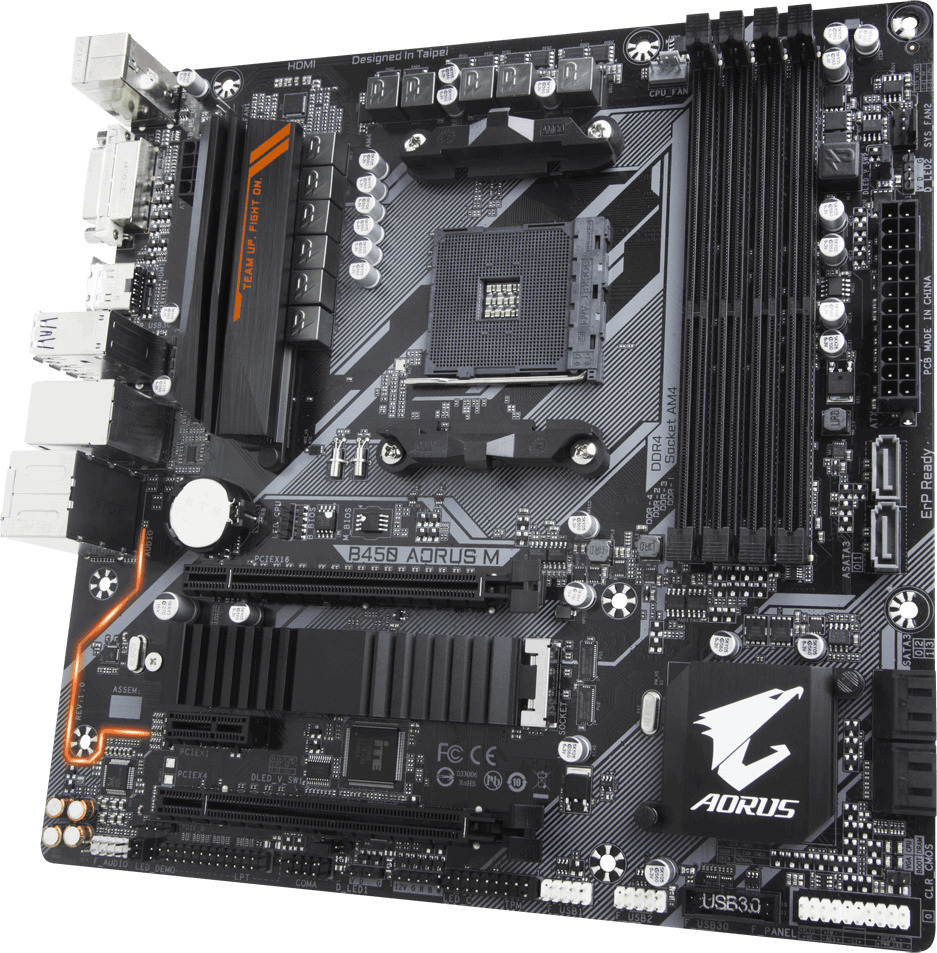 GIGABYTE B450 AORUS M Mainboard Mehrfarbig