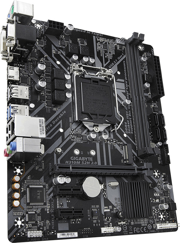 GIGABYTE H310M S2H 2.0 Mainboard Mehrfarbig