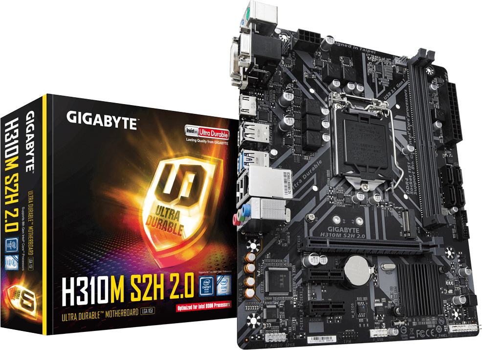 GIGABYTE H310M S2H 2.0 Mainboard Mehrfarbig