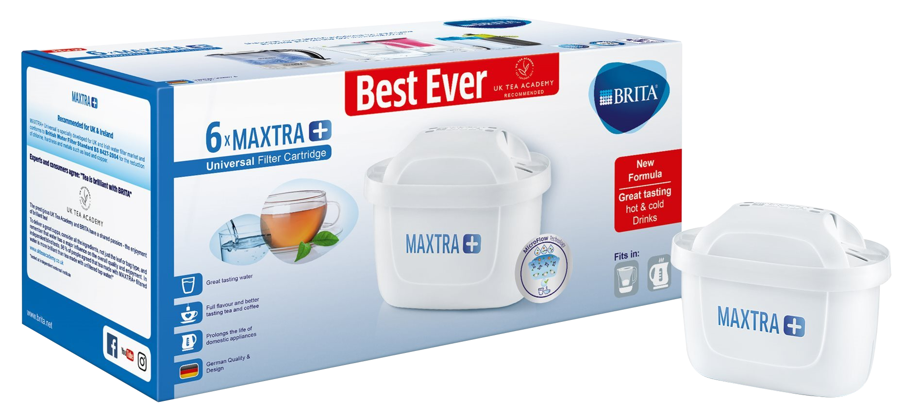 BRITA Maxtra+ szűrőbetét csomag, 6 db