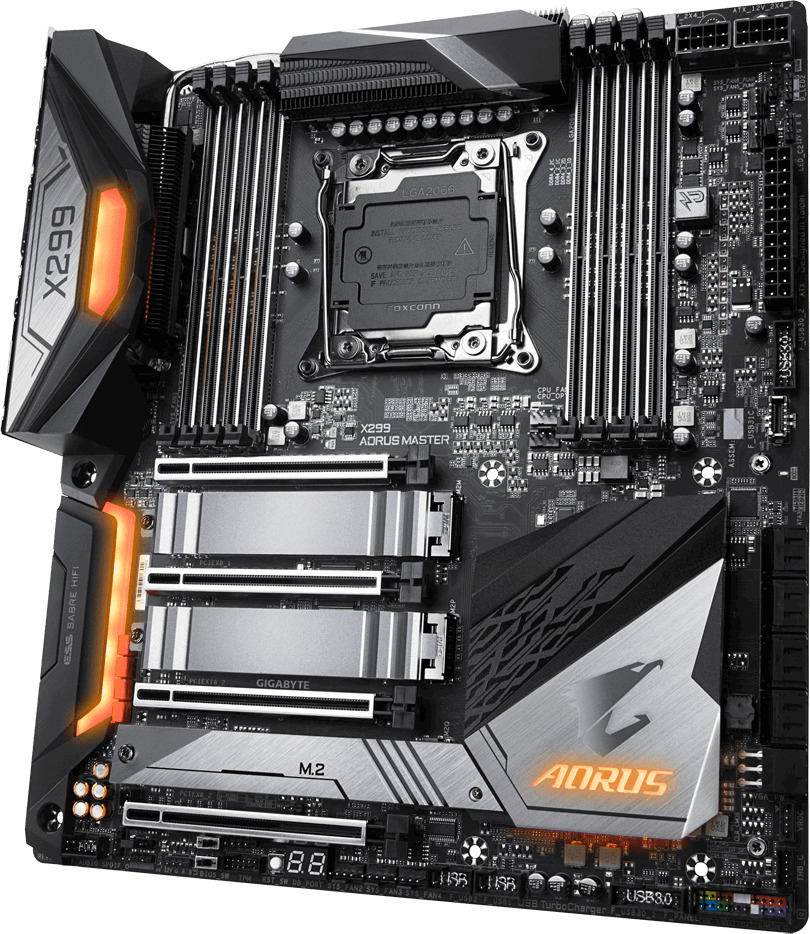GIGABYTE X299 AORUS Master Mainboard Mehrfarbig