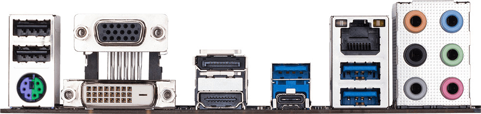 GIGABYTE B365M D3H Mainboard Mehrfarbig