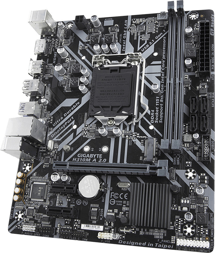 GIGABYTE H310M A 2.0 Mainboard Mehrfarbig