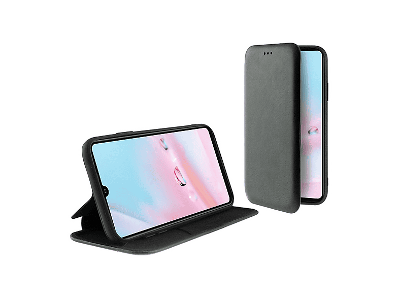 Uposao Cover Con Strass Per Huawei P30 Lite, Custodia A Portafoglio Con Chiusura Magnetica, Porta Carte, Motivo Cuori, Colore Argento - 3