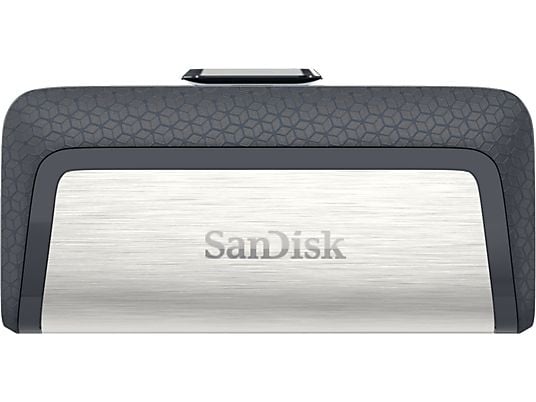 SANDISK Ultra Dual Drive USB Type-C - Clé USB  (256 GB, Noir/Acier inoxydable)